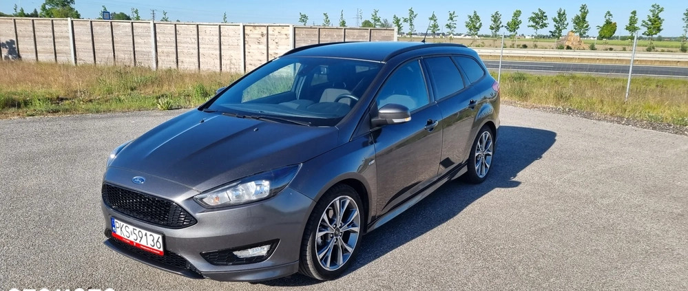 Ford Focus cena 41900 przebieg: 172550, rok produkcji 2017 z Kościan małe 407